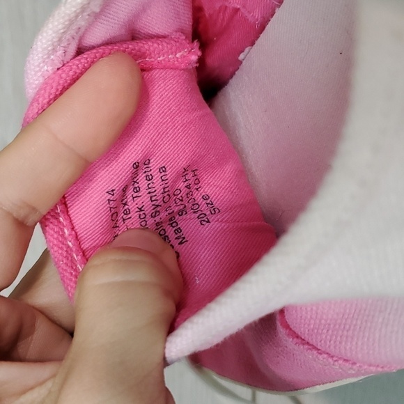 J.Crew Womens Colorblock Dip Dyed Fuchsia Sneakers shoes sz 10H - Picture 12 of 12